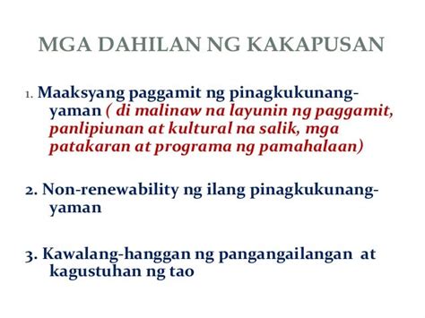 [Solved] limang halimbawa ng kakapusan .